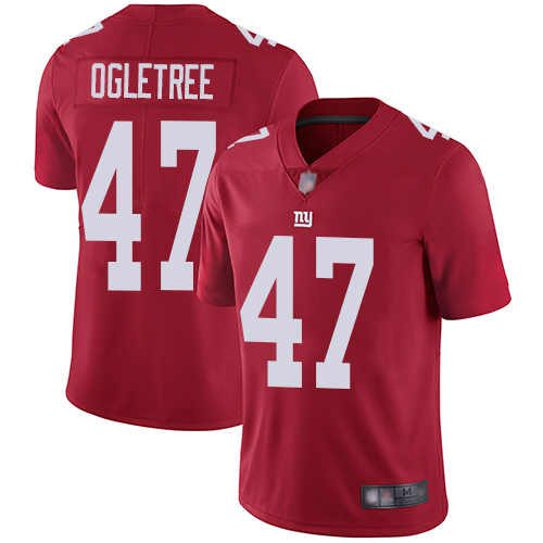 Men New York Giants #47 Alec Ogletree Red Limited Red Inverted Legend Football NFL Jersey
